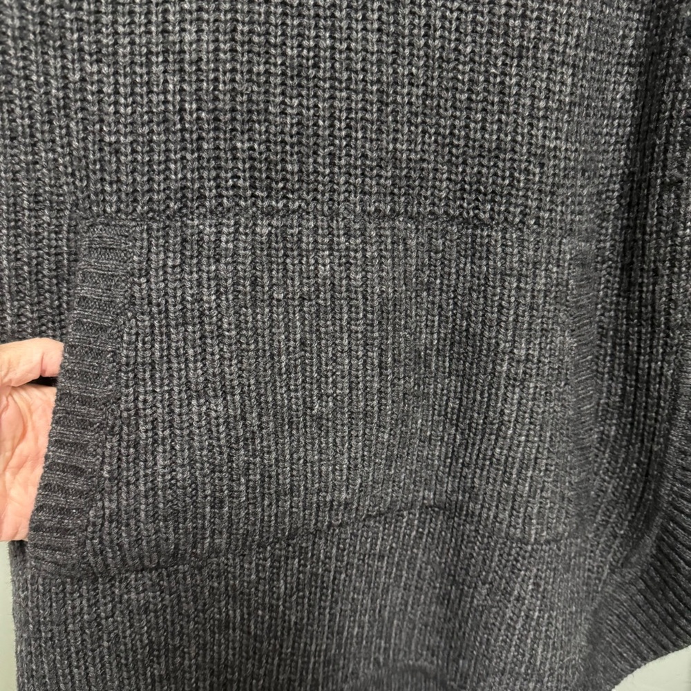 UGG Charcoal Cowl Neck Sweater - Size MED NWOT - Picture 8 of 11
